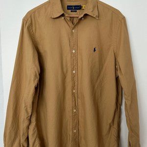 Polo Ralph Lauren Button-Down Collar Logo-Embroidered Cotton Oxford Shirt